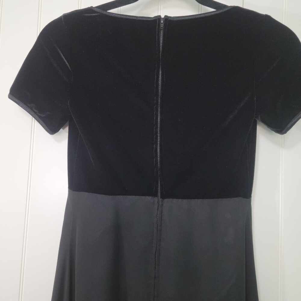 Y2K Stage Accents Whimisgoth Fairy Grunge Dark Romantic Velvet Maxi Dress Sz O - Picture 9 of 15